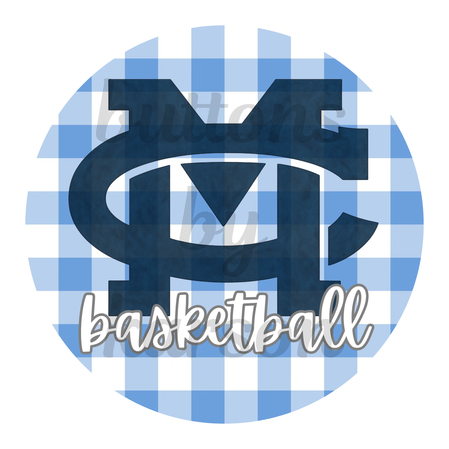 Gingham School Basketball Design