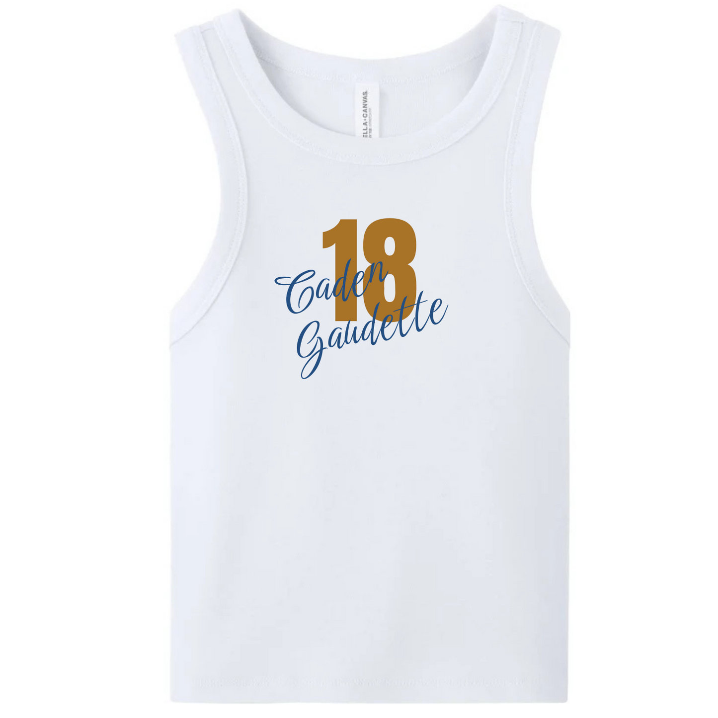 Name and Number Tank