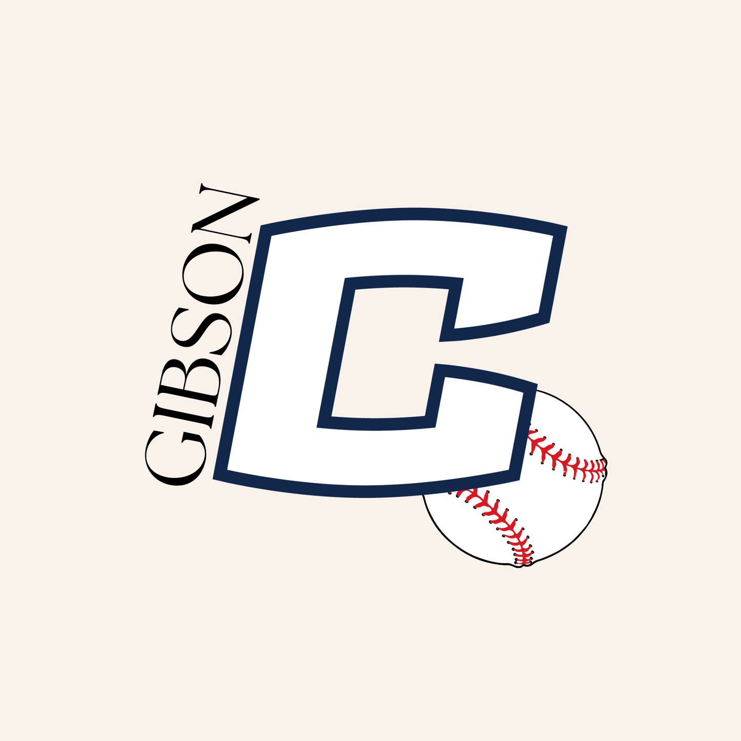 Last Name Calvary Baseball Design