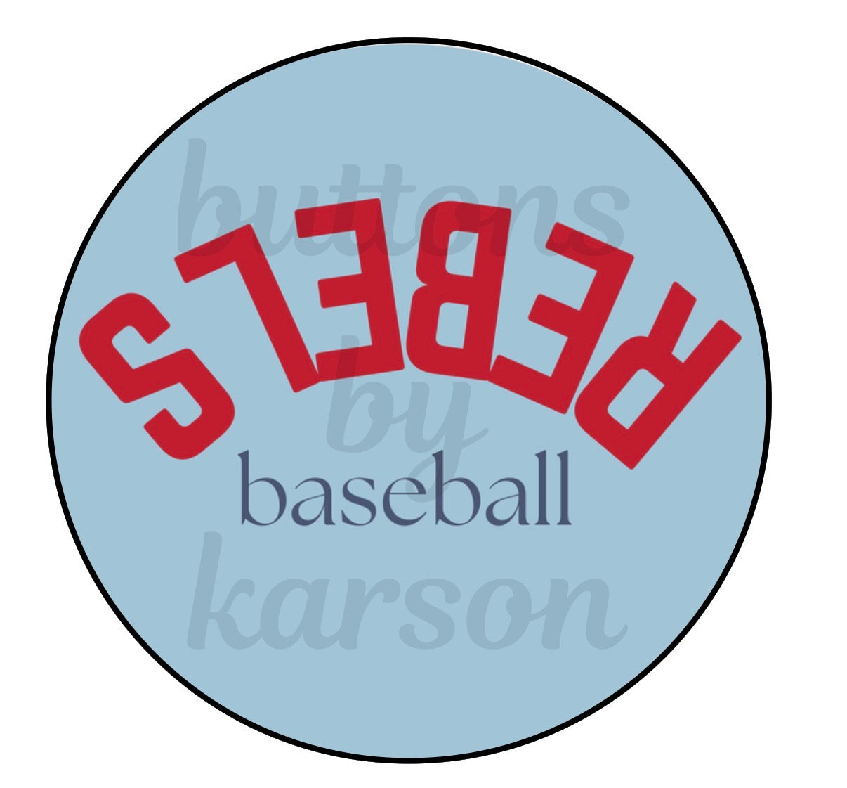 Upside Down Baseball Design