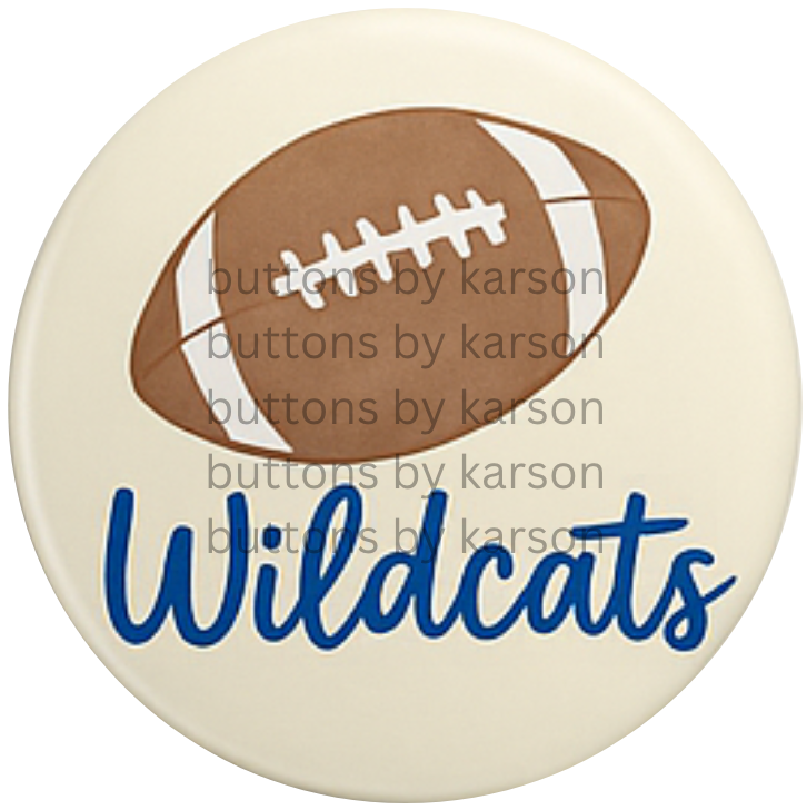 Wildcats Football Button