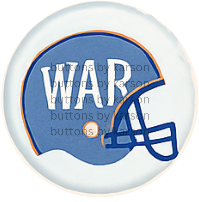 War Helmet Button