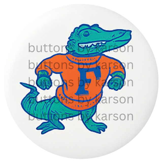 Florida Gator Button