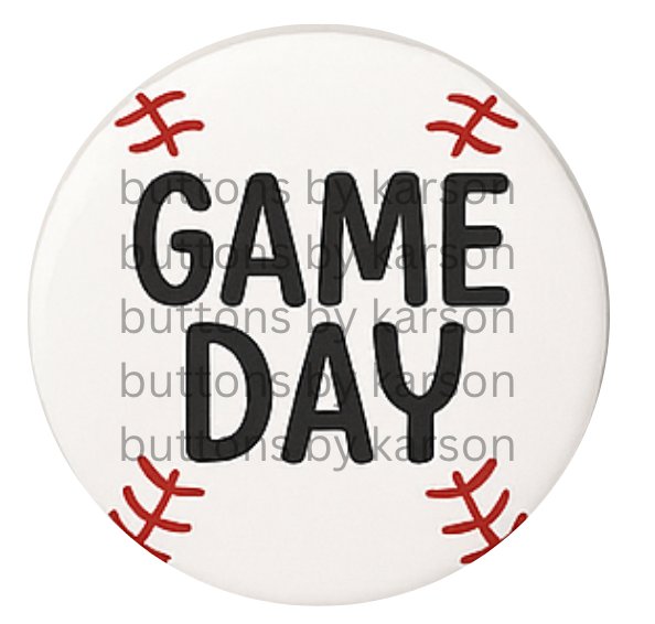 Baseball Gameday Button