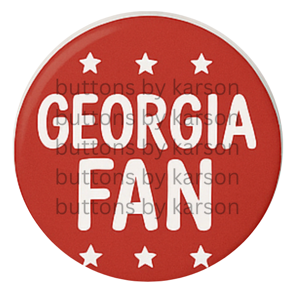 Georgia Fan Button
