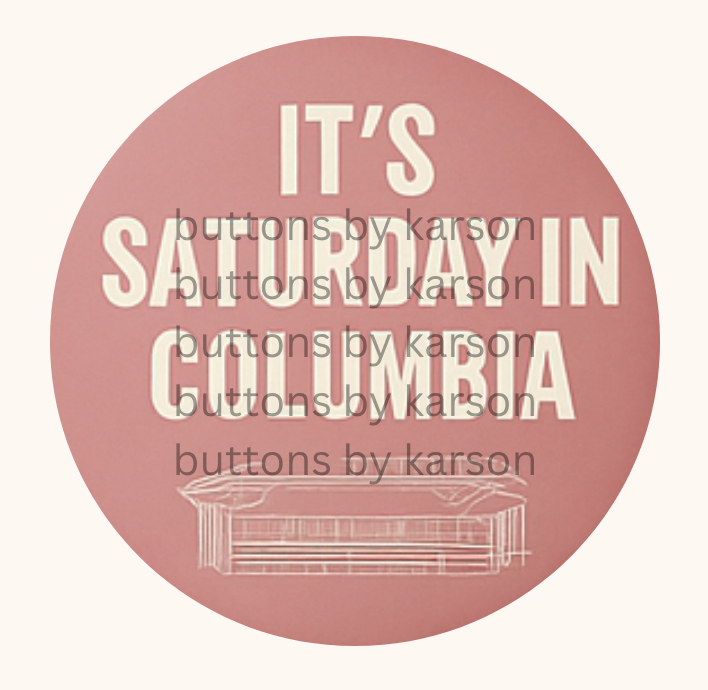 Gamedays in Columbia Pink Button