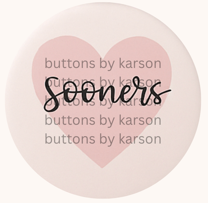 Sooners Heart Button