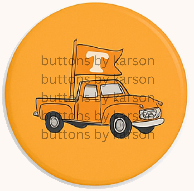 Tennessee Flag Truck Button