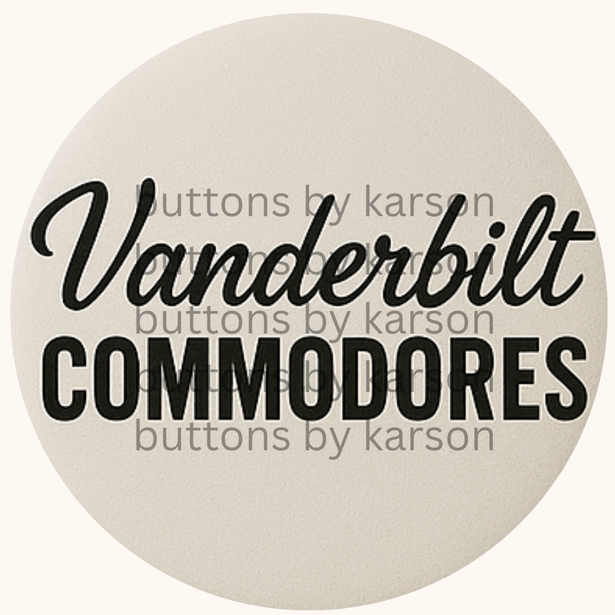 Vanderbilt Commodores Button