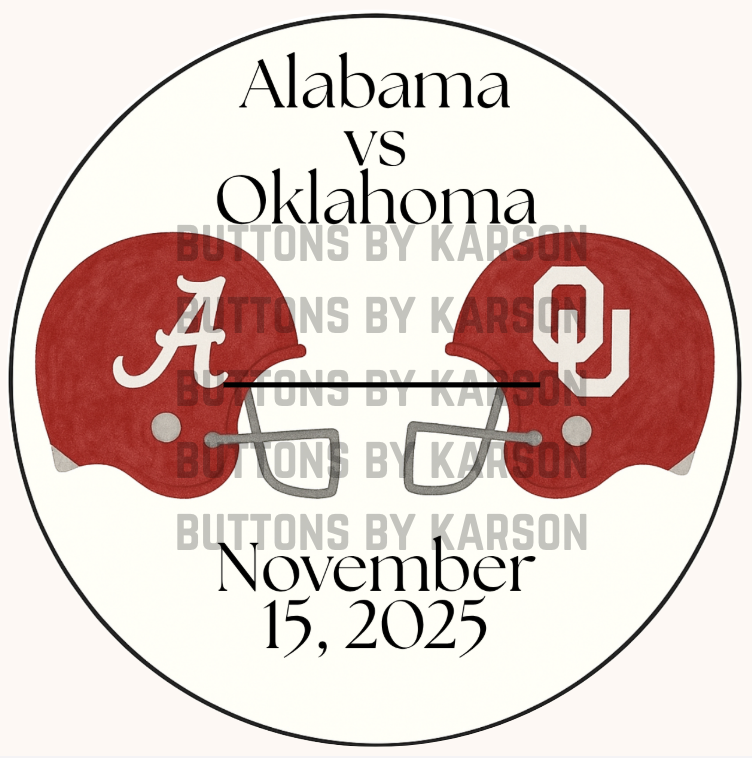Alabama vs Oklahoma Game Button