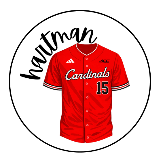 Cursive Last Name Front of Jersey Design