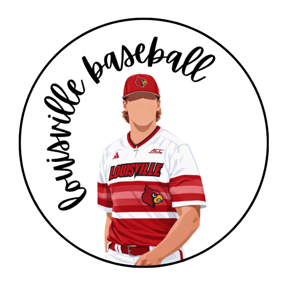Rounded Louisville Cardinals Design