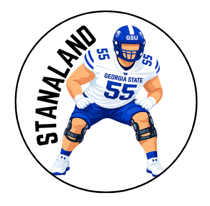 Rounded Left Last Name Design