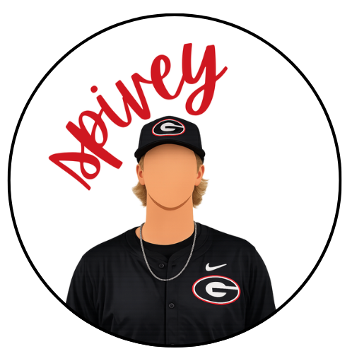 Red Cursive Last Name Design