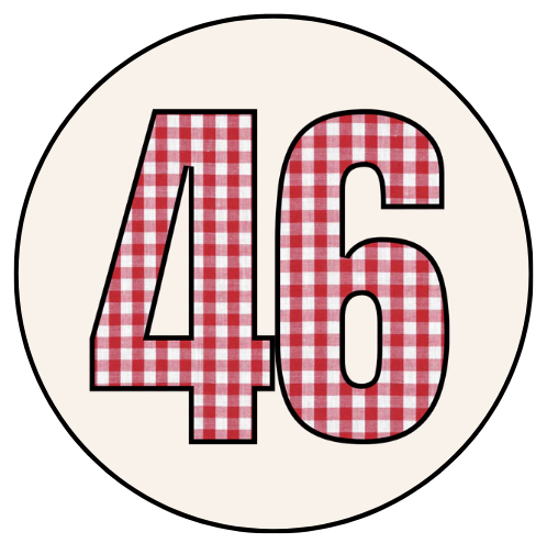 Gingham Number Design