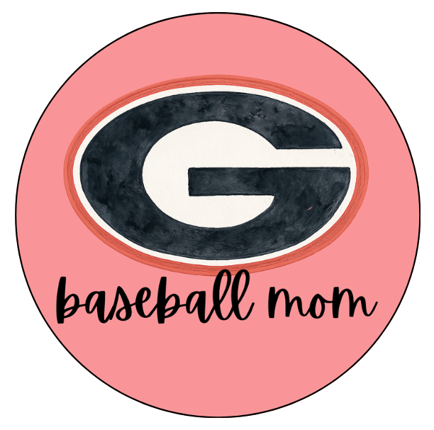 Georgia Baseball Mom Design