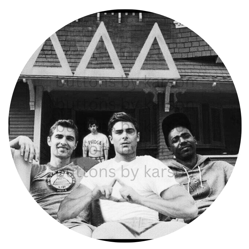 Tri Delta Zack Effron Button