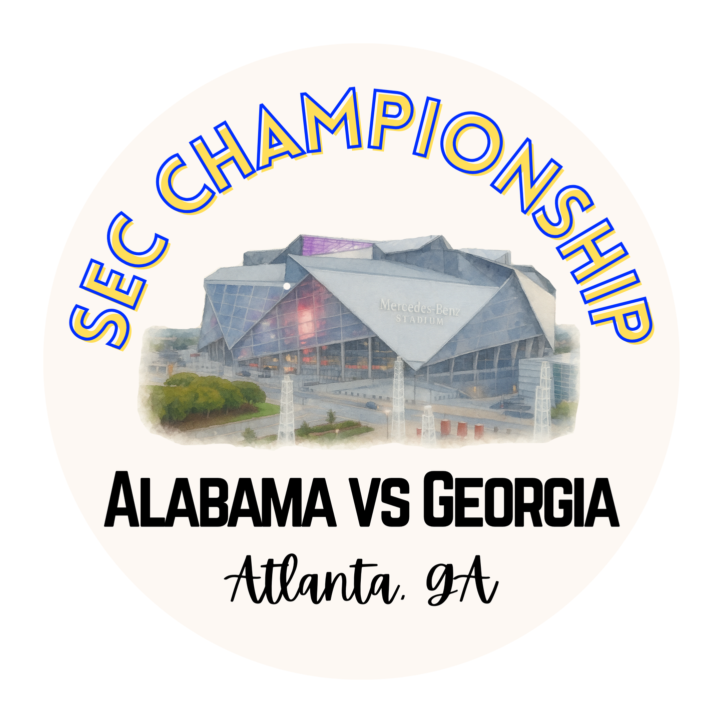 SEC Championship Benz Design