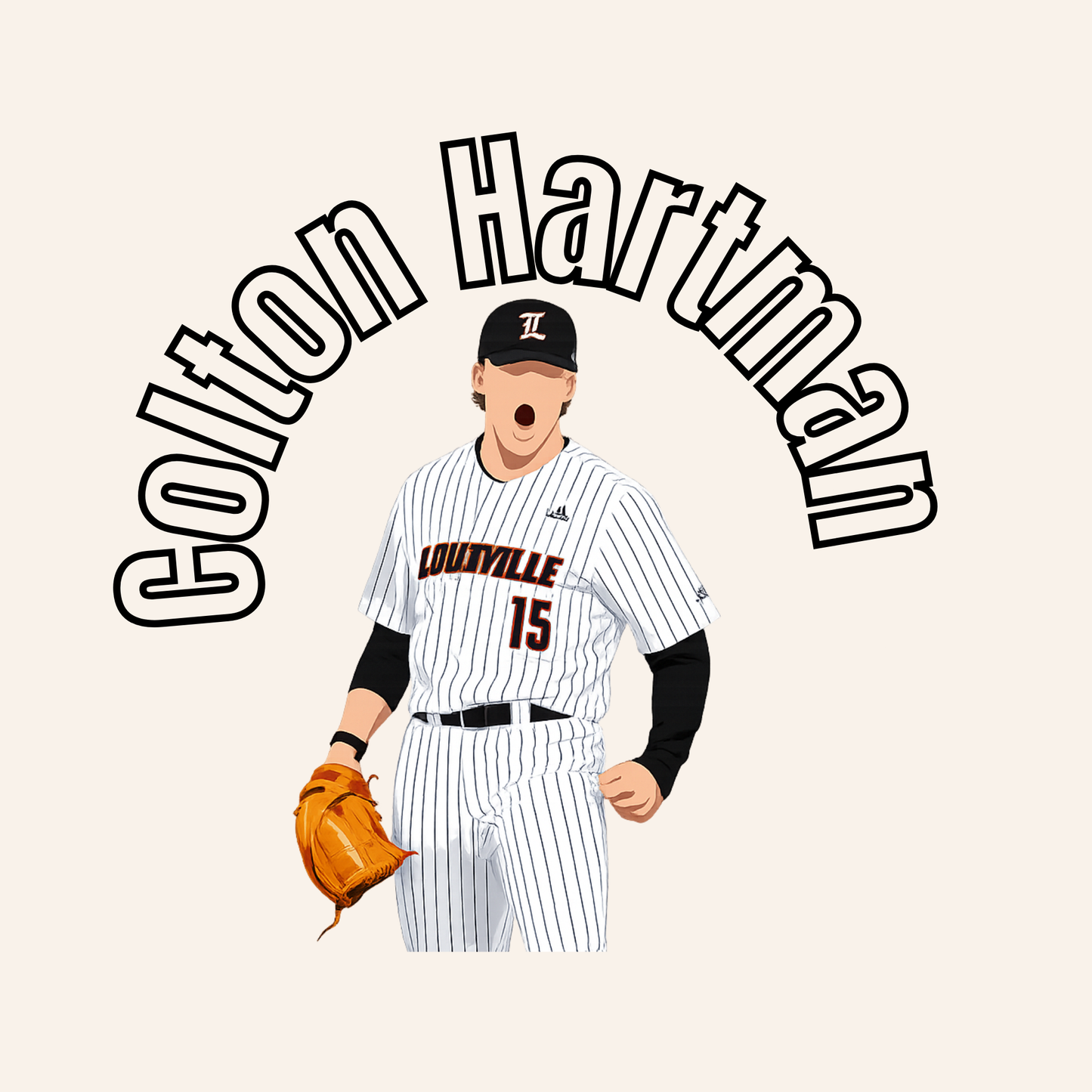 Player with Top Full Name Design