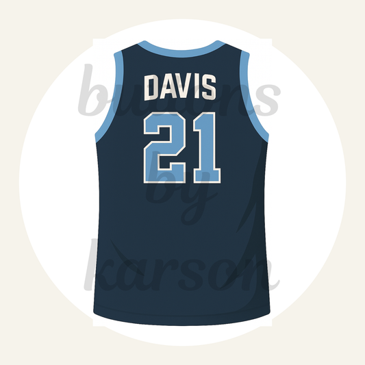 Back of Jersey Design