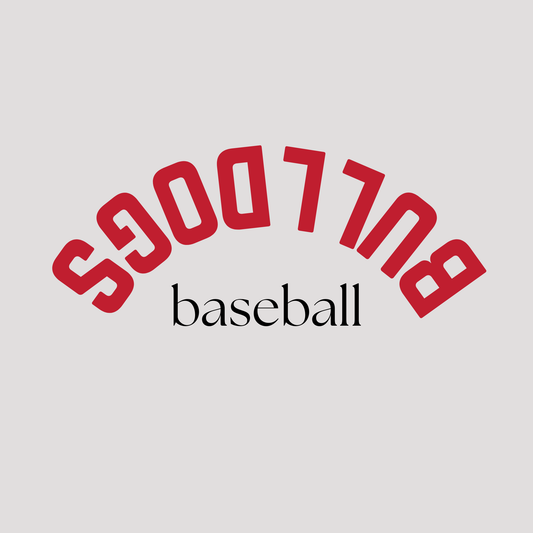 Upside Down Baseball Design