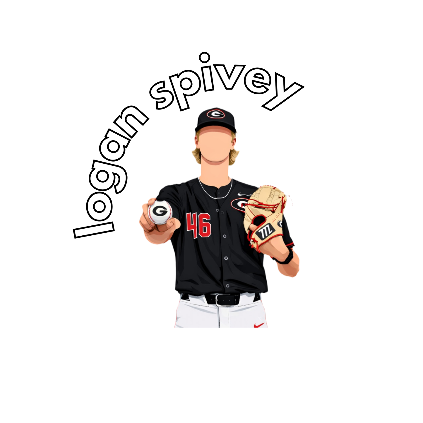 Player with Side Full Name Design