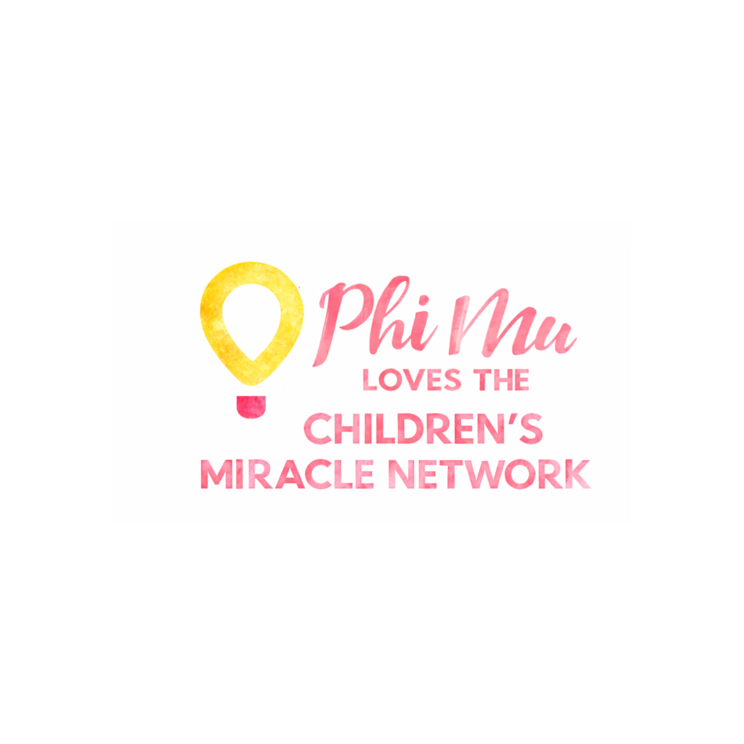 Phi Mu Philanthropy Buttons