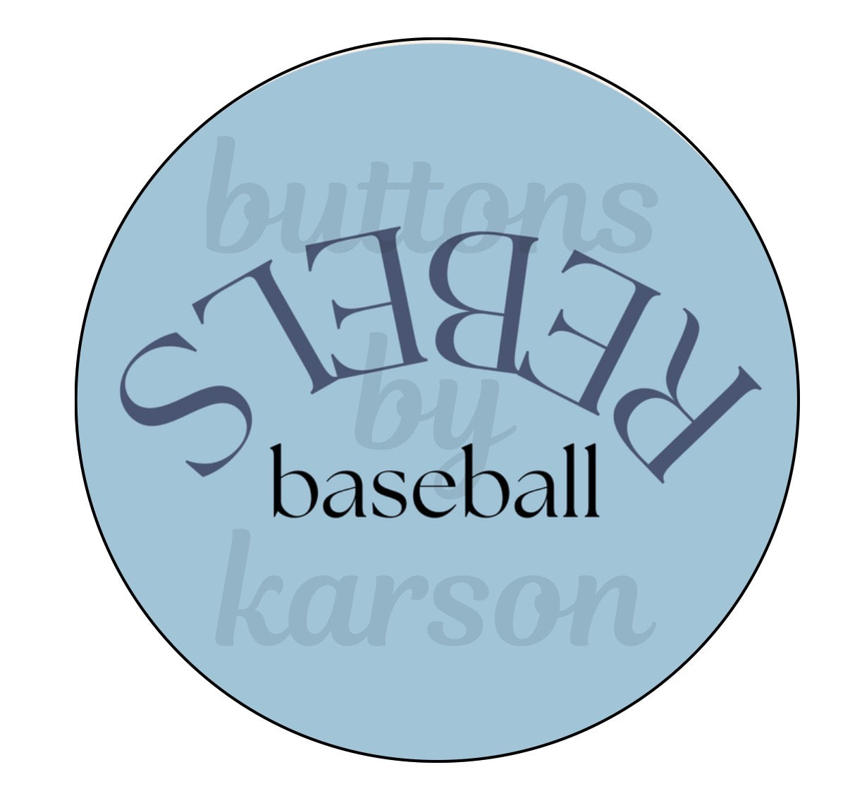 Upside Down Baseball Design