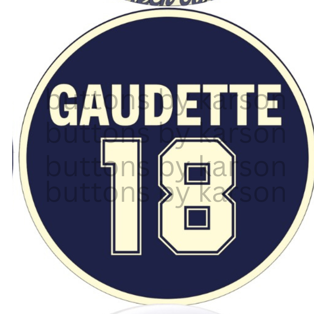Basic Name and Number Button