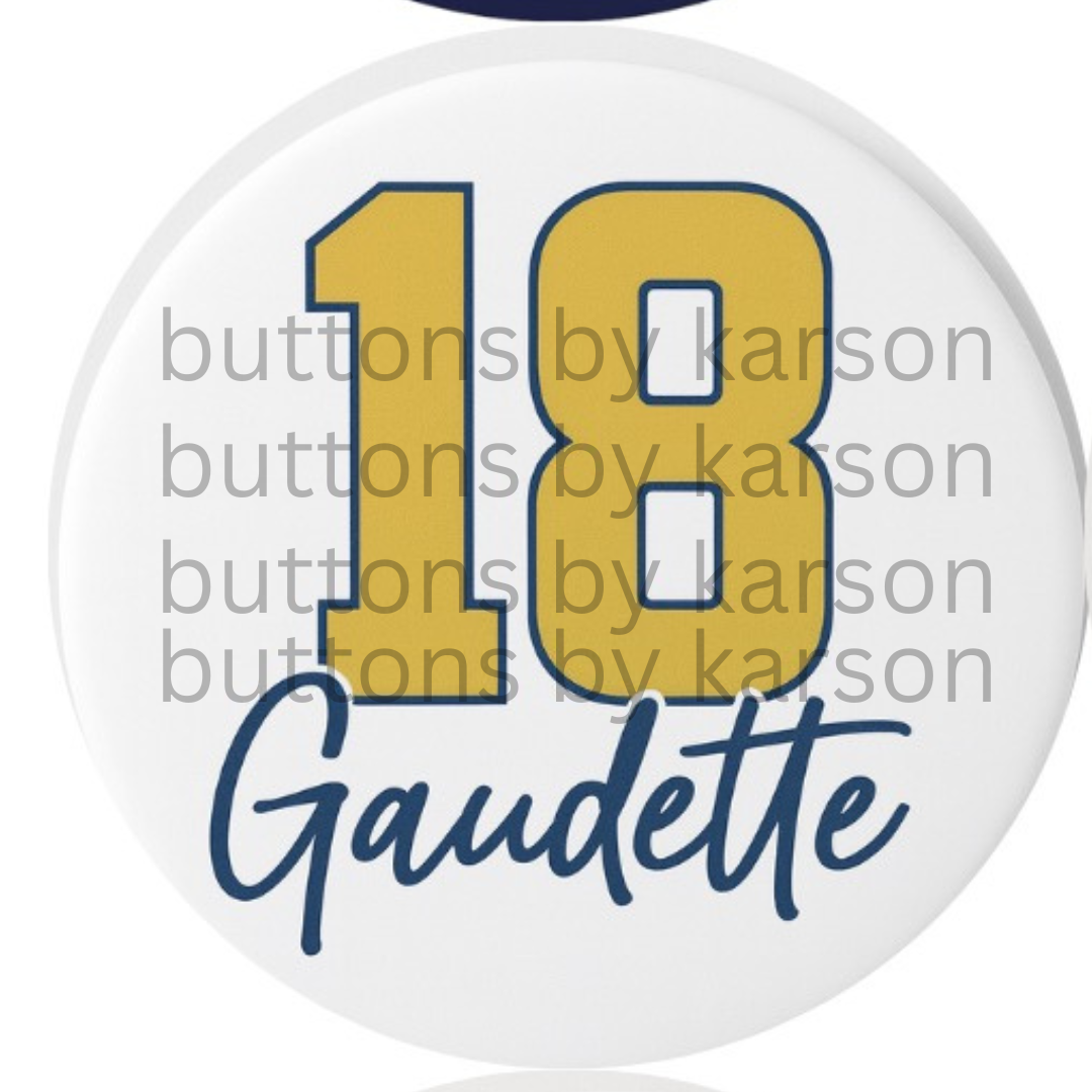 Player Number Button