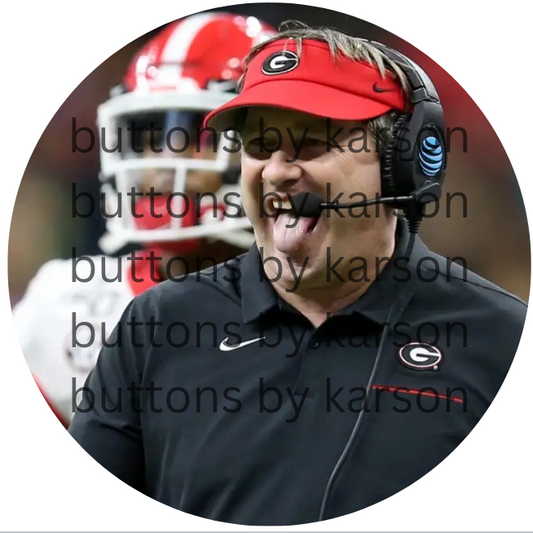 Kirby Red Visor Button