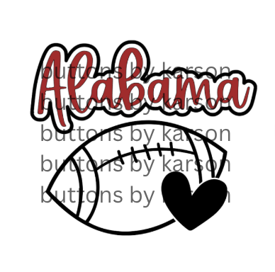 Alabama Football Button