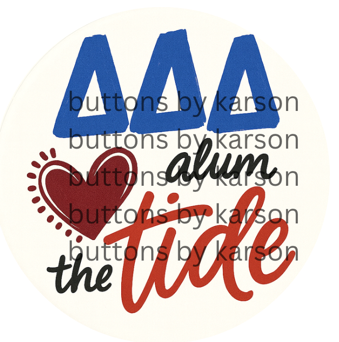 Sorority/Sport Custom Buttons