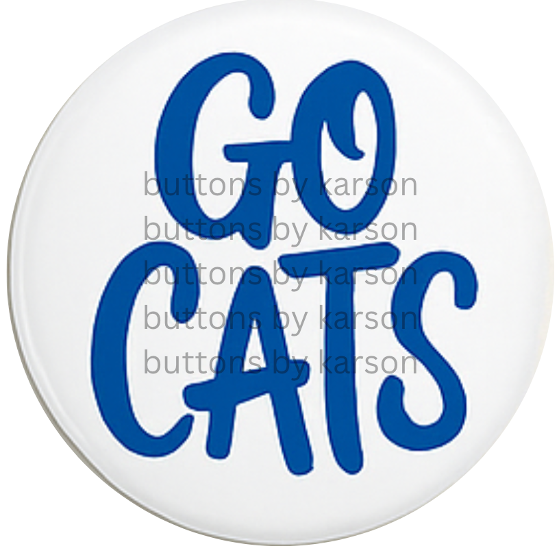 Go Cats Button