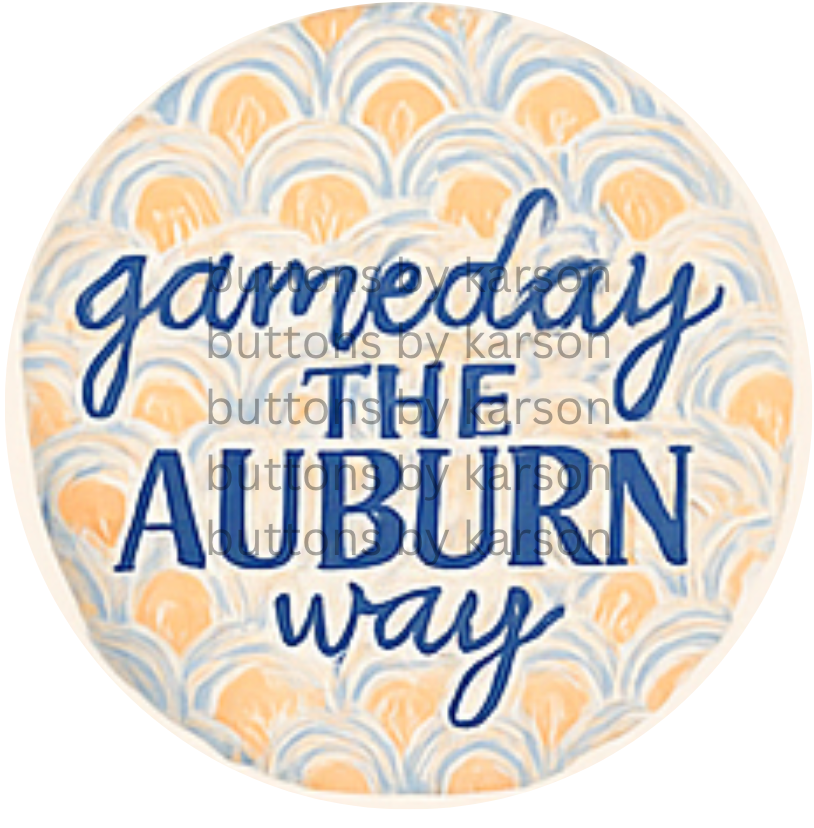 Gameday the Auburn Way Button