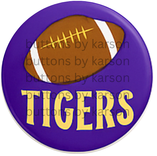 Tigers Football Button