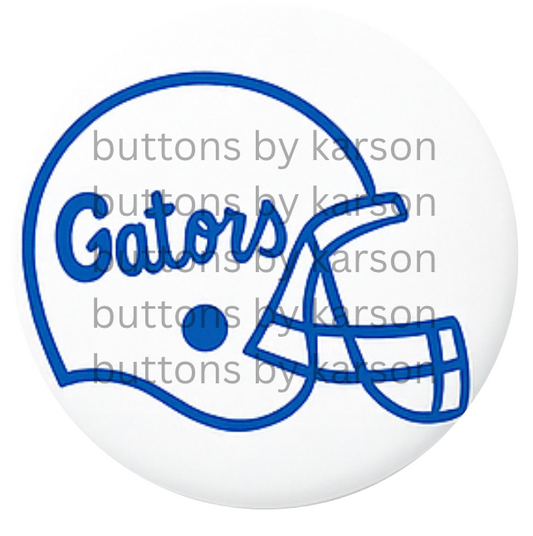 Gators Helmet Outline Button