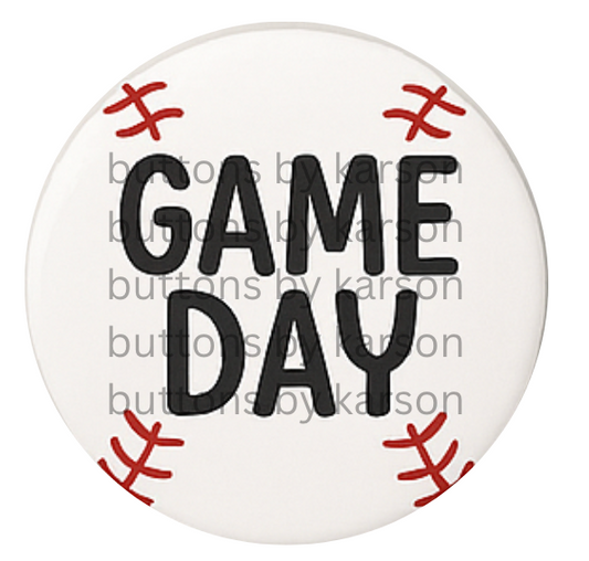 Baseball Gameday Button
