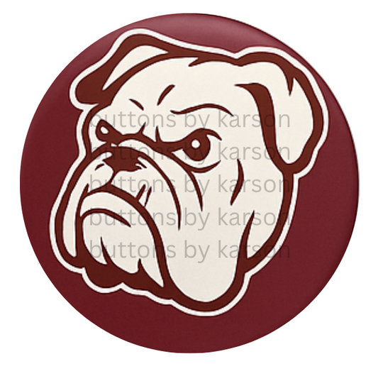 Bulldog Logo Button