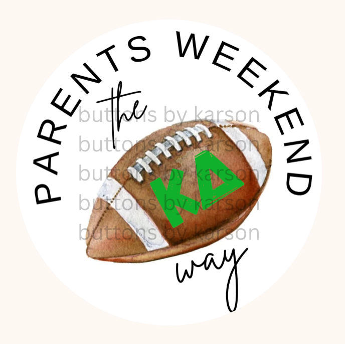 KD Parents Weekend Button