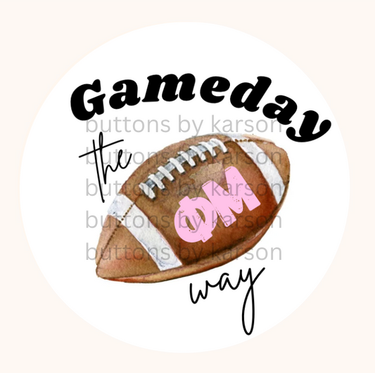 Phi Mu Gameday Button