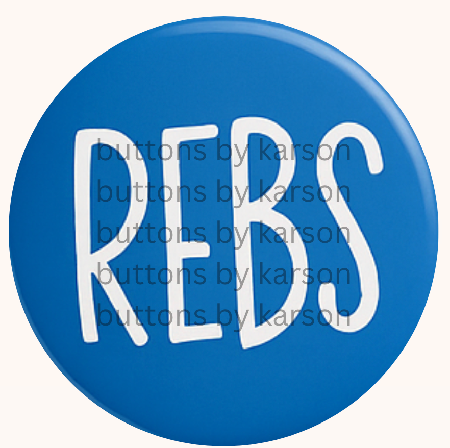 Blue Rebs Button