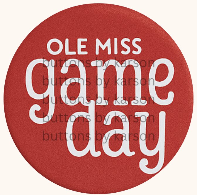 Ole Miss Gameday Button