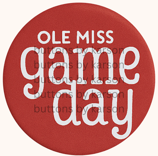 Ole Miss Gameday Button