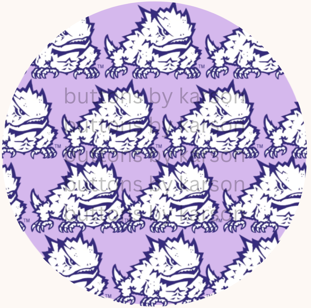 Horned Frog Button