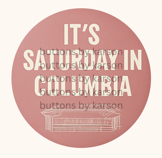 Gamedays in Columbia Pink Button