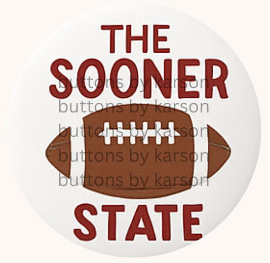Sooner State Football Button