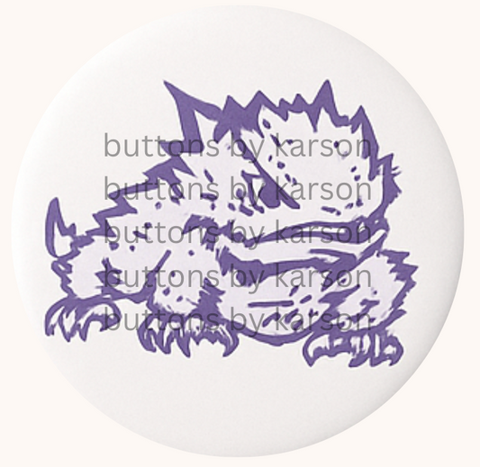 Horned Frog Button