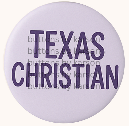 Texas Christian Button