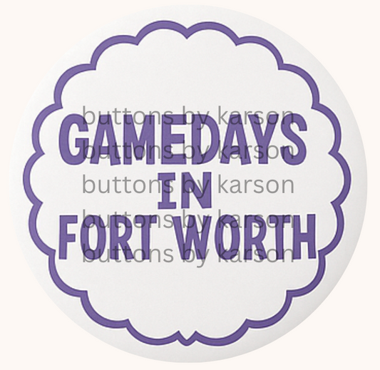 Saturdays in Fort Worth Button